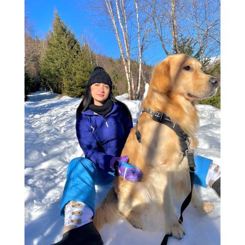 Size/ 5 woman Knixmax Women's Winter Snow Boots Waterproof Mid Calf Booties Fur Lined Warm Outdoor Insulated Mucker Yard Skiing Hiking Boots for Women Size 6-11