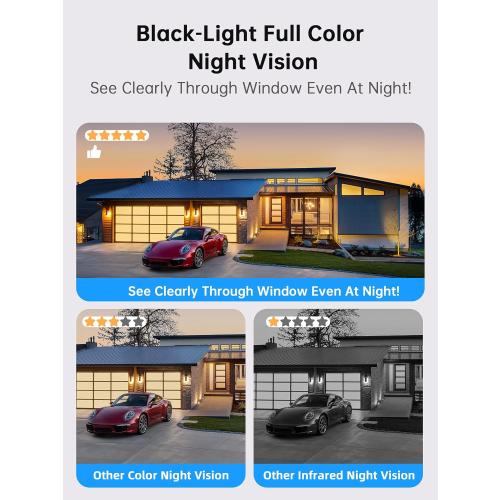 2K Window Cameras for Home Security Dual Band WiFi Indoor Winodow Camera