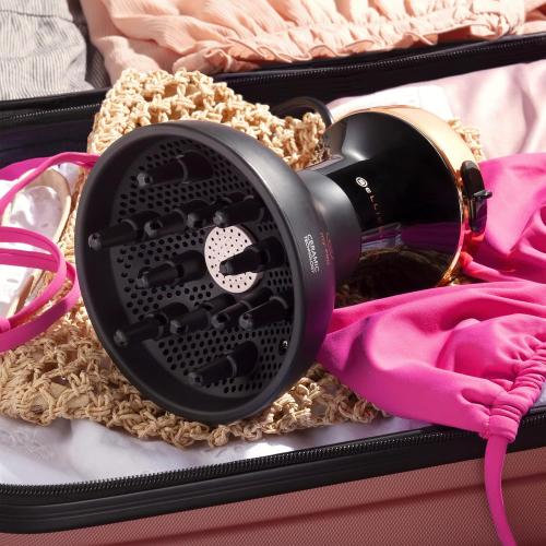 Italia Diffon Hair Diffuser and Ceramic Curly Hair Dryer - DF1 5000 - Lightweight and Compact