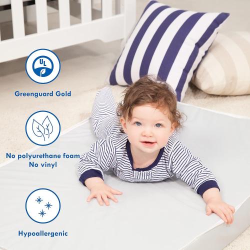 DaVinci Complete Slumber Crib & Toddler Mattress, Firm support, Lightweight, Waterproof, Greenguard Gold Certified