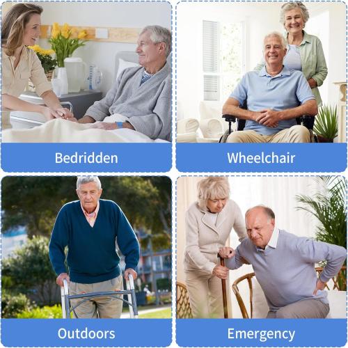 Urine Collection Bag, Reusable Condom Catheters with 2 Urine Catheter Bag, Portable & Comfortable Wearable Urinary Drainage (Elderly Men)