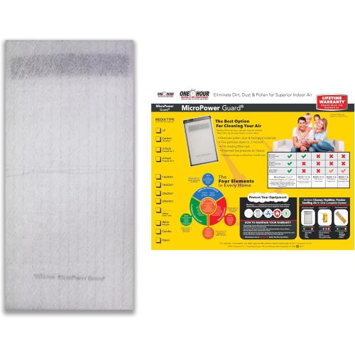 Genuine MicroPower Guard 16x25 1 4-pack Replacement Filters