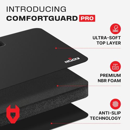 NoCry Extra Thick Professional Garden Kneeling Pad — Heavy Duty Anti-Slip Coating, Ultra Soft High Density Foam Cushion, Water & Dirt Resistant, Shock Absorbent Garden Kneeler