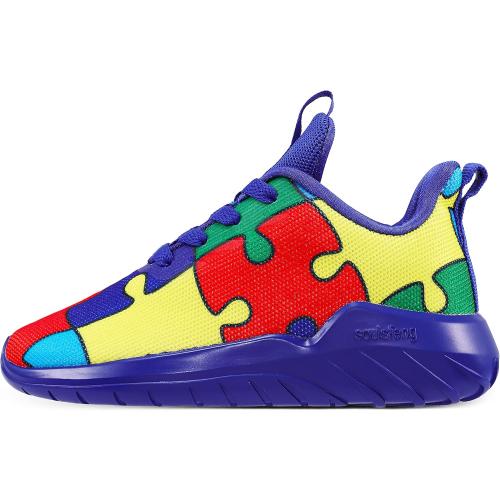 Blue EUR Size32 Soulsfeng Kids Tennis Shoes Lightweight Breathable Boys Running Shoe Fashion Walking Sneakers for Girls (Little Kid/Big Kid)