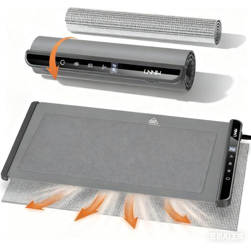 Food Warming Mat with Heat-Resistant Pad