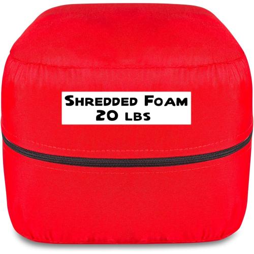 Posh Creations Foam Filling Bean Bag Refill, 20lbs, Multi-Color