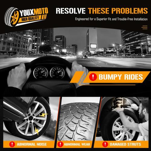 Rear Complete Struts Spring Assembly Shocks Absorbers Fit for Toyota Camry 2004 2005 2006, For Lexus ES330 2004-2006, 172208, 172207 (Set of 2)