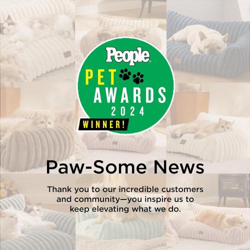 Bedsure Cute Cat Couch for Pets - Fluffy Cat beds with Premium Soft Corduroy Fleece, Fuzzy Cats beds for Indoor Cats with Removable Washable Cover, Supportive Pet Sofa, Cream