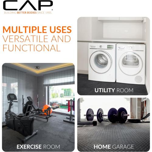 CAP Barbell Interlocking EVA Foam Exercise Puzzle Mat Home Gym Flooring | Multiple Options