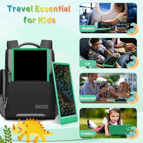 Size 10 Color Green  FLUESTON LCD Writing Tablet, Doodle Board Toys Gifts for 3-8 Year Old Girls Boys, 10 Inch Colorful Electronic Board Drawing Pad for Kids, Gifts for Toddler Educational Learning Travel Birthday, Green