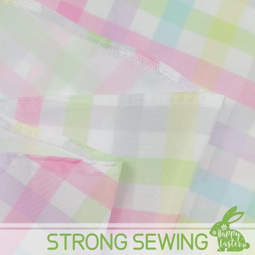 Easter Tablecloth 60 Inch X 84 Inch Rectangle Colorful Checkered Rainbow Plaid Table Cloths Spring Summer Watercolor Buffalo Check Plaid Spill Proof Table Covers for Kitchen Party Dinner Decoration