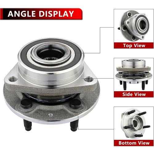 513316 Front or Rear Wheel Hub Bearing for Buick Cascada 2016-2017, for Verano 2012-2017, for Cadillac ELR 2014-2016, for ATS 2013-2017, for Chevy Volt 2011-2015, for Orlando 2012-2014