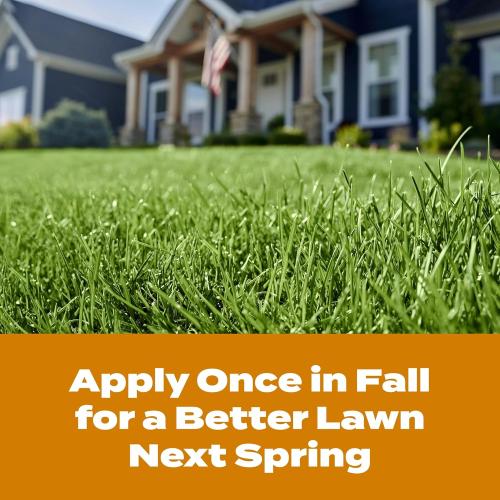 Scotts Turf Builder WinterGuard Fall Weed & Feed3, Weed Killer Plus Fall Fertilizer, 4,000 sq. ft., 11.43 lbs.