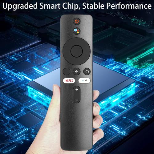 XMRM-006 Voice Remote Control Compatible with Xiaomi MI TV Stick Box S/4S/4K MDZ-22-AB MDZ-24-AA Replacement Controller with Netflix & PrimeVideo Buttons with Batteries