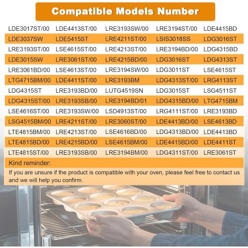 MHL63411403 Oven Rack Replacement – 24 .6 x 16.14 Inch Stove Shelf for LG Ovens, Replaces MHL63531403, MHL63411401, MHL62112101