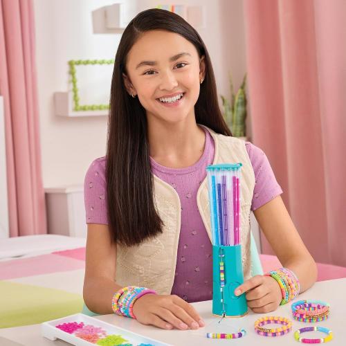 Make It Real: Swift Clicks - Heishi Bracelet Maker - 2047pc, DIY Jewelry Craft Kit, Design & Make 23 Bead Bracelets, Rotate-Click-Wear, Girls Kids 8