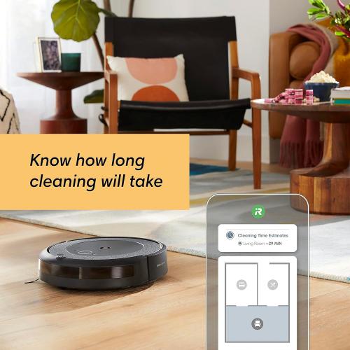 iRobot Roomba i3  EVO (3550) Self-Emptying Robot Vacuum – Now Clean by Room with Smart Mapping, Empties Itself for Up to 60 Days, Works with Alexa, Ideal for Pet Hair, Carpets​, Roomba i3