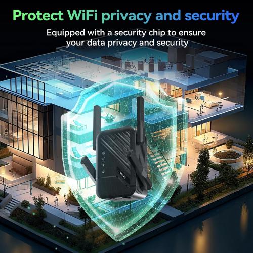 Wireless Router Amplifier with Ethernet Port, Wide Compatibility, WiFi Range Extender