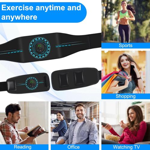 ABS Stimulator Muscle Toner, AB Machine for Abdomen/Arm/Leg, Muscle Stimulator for Muscle Growth, Ab Toning Belt Muscle Stimulator for Men and Women 3 Pack