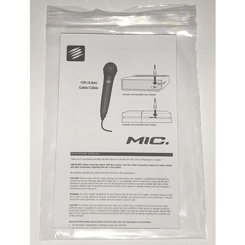 Rock Band USB Karaoke Microphone for PS3, PS4, X-Box One, X-Box 360, PC & Mac -Nintendo Switch