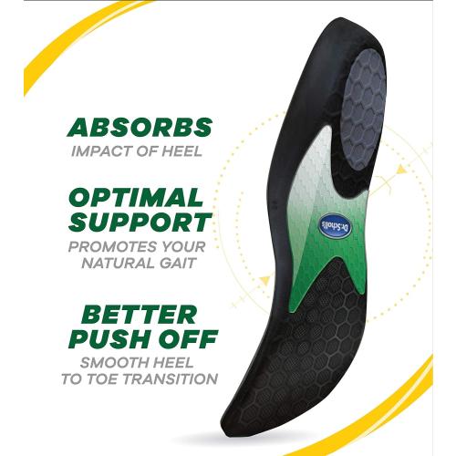 Dr. Scholl's Performance Sized to Fit Running Insoles for Men & Women/Help Prevent Plantar Fasciitis, Shin Splints and Runner’s Knee