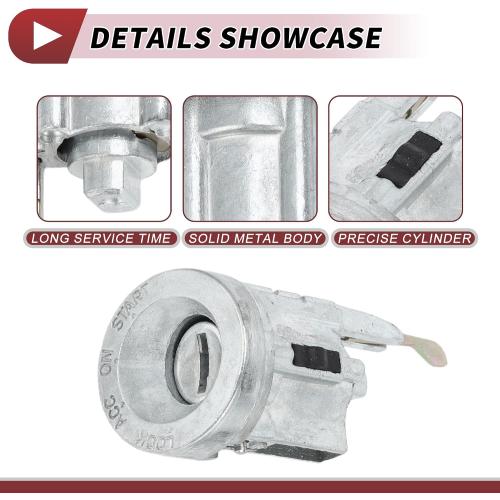 1 Set Ignition Lock Cylinder for Toyota Pickup 1984-1987 for Toyota 4Runner 1994-1997 Ignition Switch Cylinder Lock No.6905789108 Metal