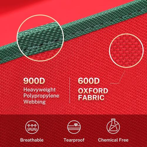 MaidMAX Ornament Storage Box, Christmas Ornament Storage, Ornament Storage | 64 Christmas Balls Storage Containers with Adjustable Dividers, Zippered Closure, 4 Removable Trays, 600D Oxford, 13x13x13