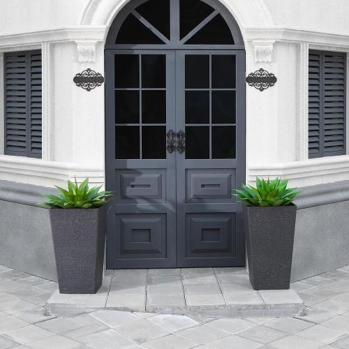 Artificial Plants Fake Agave Succulent Plant  Big Size Faux Succulents Stems for Indoor Outdoor Realistic & Natural Home Decor Plants for Office Housewarming