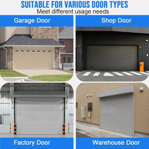 16.5 FT Garage Door Seals Bottom Rubber, Heavy Duty U O Ring Garage Door Bottom Seal with Aluminium Track Retainer Kit, Universal Garage Door Weather Stripping for Home Garage Protection