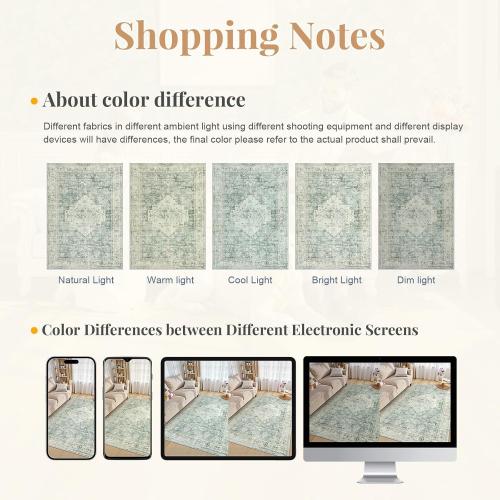 Washable Small  Runner Rug for Bathroom, Non Slip Kitchen Mats for Floor Entryway, Boho Indoor Front Door Mat Low-Pile Runners for Hallways, Farmhouse Rugs for Laundry, Sage Green