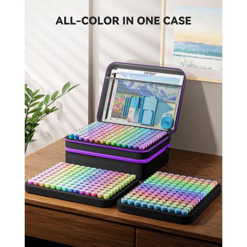 ARTDOT 420 Slots Storage Container for Diamond Art Kits for Adults,Portable Bead Storage Boxes for Diamond Painting Accessories and Tools