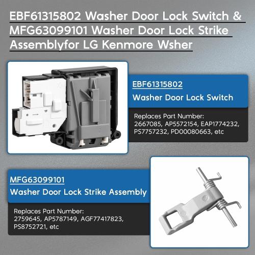 EBF61315802 Washer Door Lock Switch Assembly for LG Washing