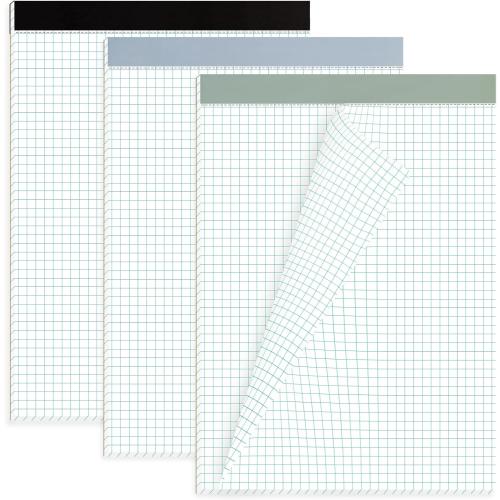 AZUREAL Grid Paper Notebook 8.5 x 11 Inches, 3 Pack graph paper pad, 70Gsm 4×4 Quad Grid Paper, Graph Papers for School, Office, Home, 25 Sheets/Pad