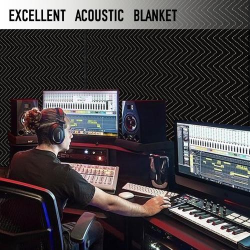 2PCS Large Sound Dampening Blanket,96 x 80 Sound Absorbing Studio Blanket,Noise Cancelling Studio Acoustic Blanket Curtain/Light Blocker/Moving Blanket