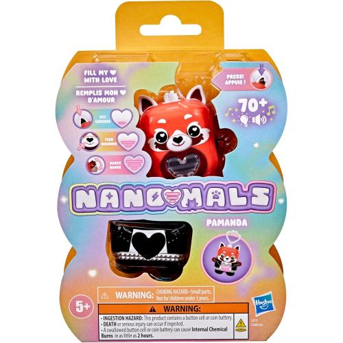 Nano-MALS Pamanda The Red Panda, Electronic Pet Panda Toy, 70  Responses, Interactive Fidget Toys for Girls & Boys Ages 5  ​