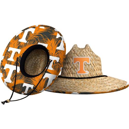FOCO Men's NCAA College Team Logo Floral Straw Sun Hat