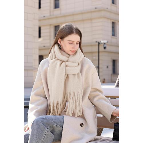 Wander Agio Winter Warm Scarf Long Pashmina Extra Large Shawls and Wraps for Women Large Blanket Scarves Solid