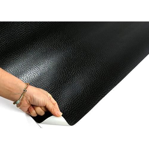 ROSEROSA Peel and Stick Faux Leather Self-Adhesive Wallpaper Door Wrap Countertop Moulding Trim MG5600-2