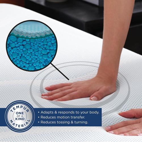 Tempur-Pedic Tempur -Cloud 2-Inch Mattress Topper, Twin XL, White