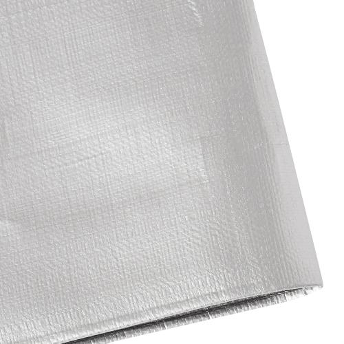 COLOR SILVER ❗❗Amazon Basics Multi Purpose Waterproof Poly Tarp Cover with Grommets, 20 x 20 ft, 10MIL Thick, Silver, 1-Pack