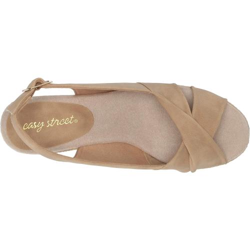 Easy Street Women's Maureen Espadrille Sandals Casual Shoes