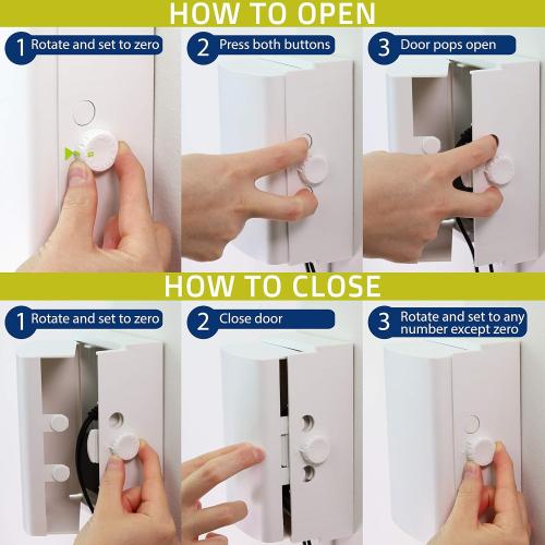 Outlet Cover BOX Baby Proofing (1-Pack) Patented Dual-Lock for Much Better Toddler Proofing, Easy Operation, Simple 3 Step Install with Included Screws. Provides Extra Space Inside for Plugs,Adapters