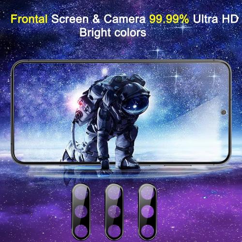 Ferilinso 3 Pack Privacy Screen Protector for Samsung Galaxy S25 Plus with 3 Pack Tempered Glass Camera Lens Protector Phone Case Friendly Accessories Protector de Pantalla for Samsung S25 Plus