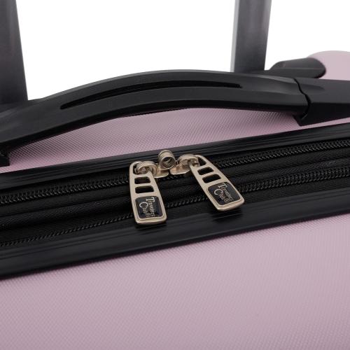 Travelers Club Chicago Hardside Expandable Spinner Luggage, Lilac, 20 Carry-On