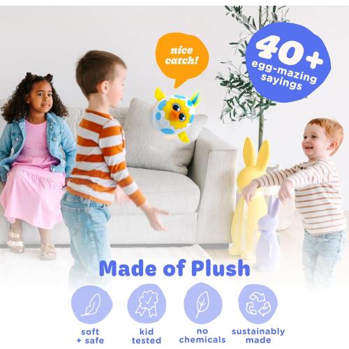 Move2Play, Egg Toss, Hilariously Wild and Fun Active Play Game | Gift for Kids & Toddlers | Boys & Girls Ages 3, 4, 5, 6, 7, 8  | Indoor/Outdoor Toy | Summer & Camping Fun