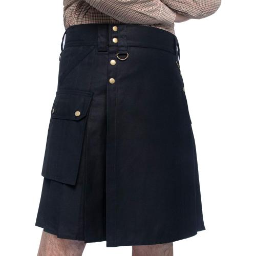 Size 36 Men's Six Pockets Cotton Utility Kilts