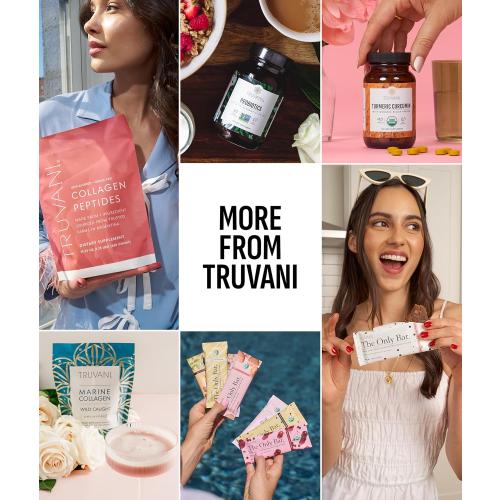 Truvani Vegan Pea Protein Powder | Vanilla | 20g Organic Plant Based Protein | 1 Serving | Keto | Gluten & Dairy Free | Low Carb | No Added Sugar