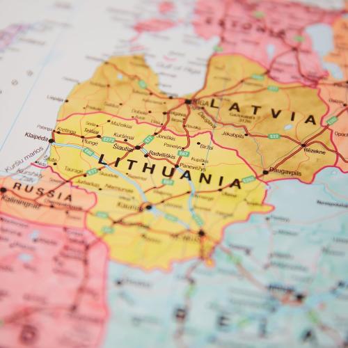 Maps International Large Political Europe Educational Wall Map Poster - Front Sheet Laminated - 33.1 x 46.8 inches