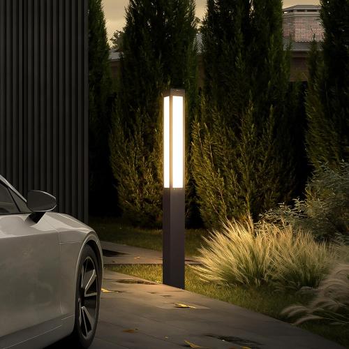 Landscape Path Light, 71 Modern Outdoor LED Luxury Bollard Lighting with IP54 Waterproof for Lawn Courtyard Driveway Pathway Decoration