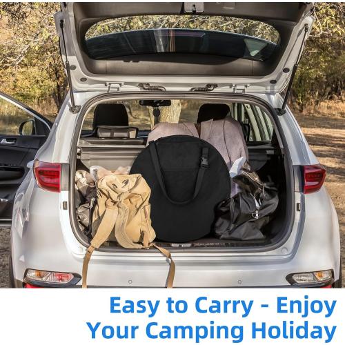 Xxerciz Carry Bag for Pop Up Privacy Shower Tent, Lightweight Replacement Bag with Shoulder Strap Compatible with Portable Toilet, Travel Storage Cover for Camping Beach (Only Bag)